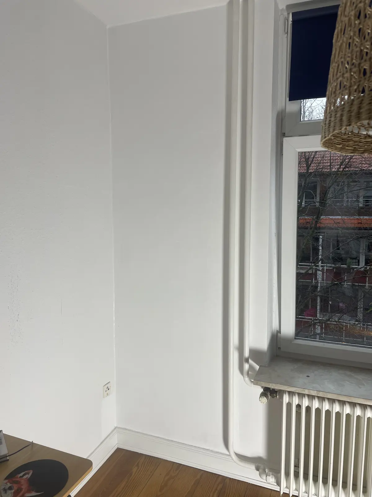 Wand nach professioneller Sanierung durch Ocean Color Hamburg