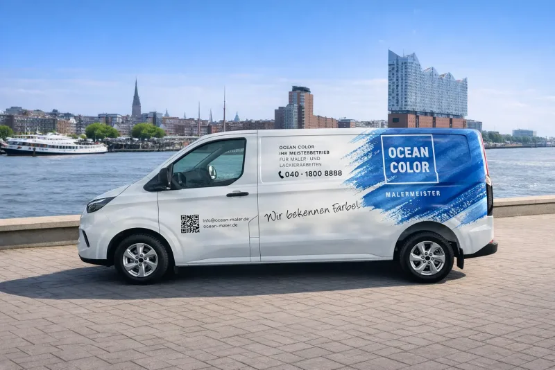 Ocean Color Firmenfahrzeug in Hamburg